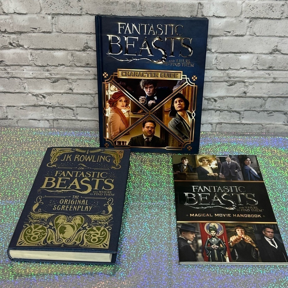 Fantastic Beasts and Where to Find Them Books Lot Of 3 JK Rowlings NEW
